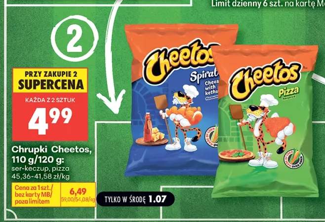 Chrupki Cheetos Pizza +1 wariant