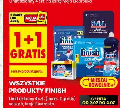 Sól do zmywarki Finish +5 wariantów
