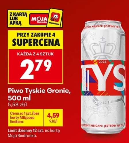 Piwo Tyskie Gronie