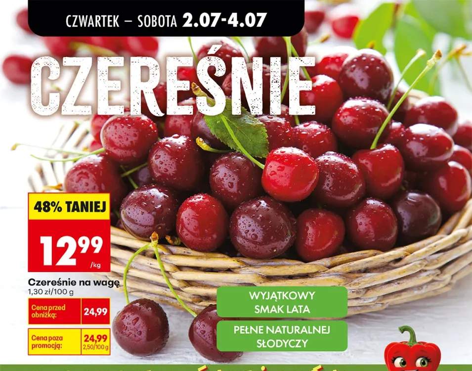 Czereśnie na wagę