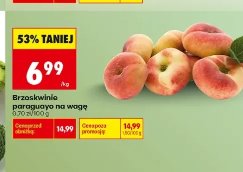Brzoskwinie paraguayo na wagę