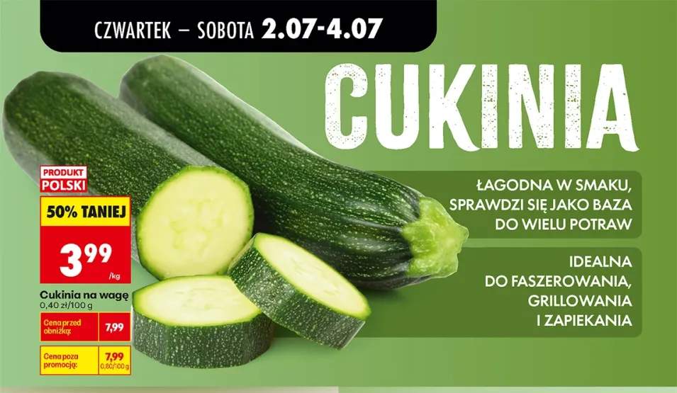 Cukinia na wagę