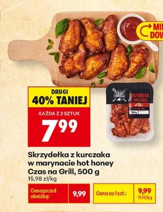 Skrzydełka z kurczaka w marynacie hot honey Czas na Grill