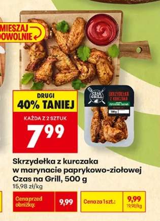 Skrzydełka z kurczaka w marynacie paprykowo-ziołowej Czas na Grill