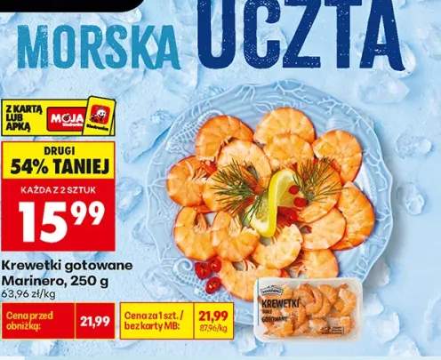 Krewetki gotowane Marinero