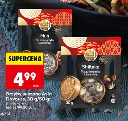 Grzyby suszone Mun Asia Flavours +1 wariant