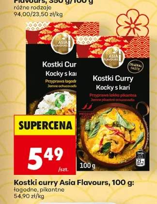 Kostki curry pikantne Asia Flavours +1 wariant