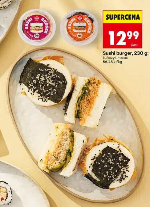 Sushi burger z tuńczykiem Marinero +1 wariant
