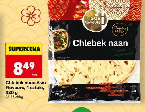 Chlebek naan Asia Flavours