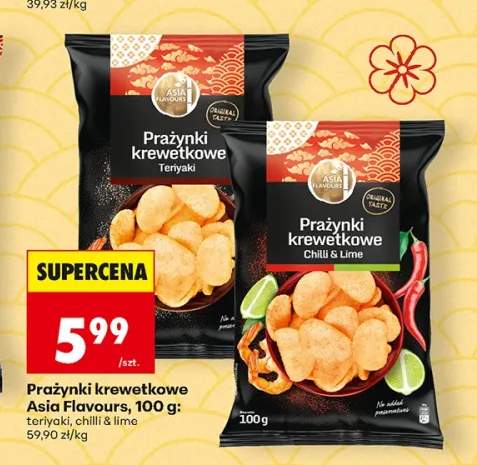Prażynki krewetkowe Teriyaki Asia Flavours +1 wariant