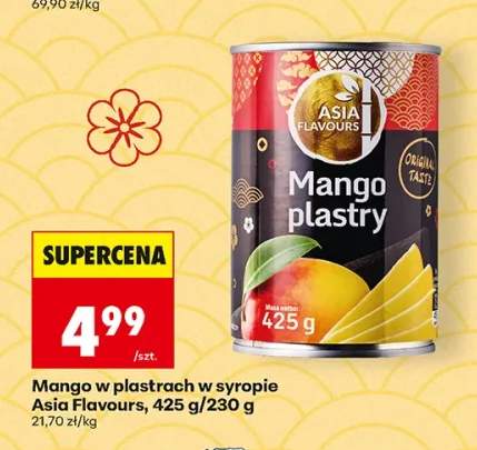 Mango w plastrach w syropie Asia Flavours