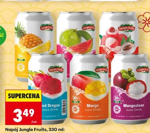 Napój Jungle Fruits Mango +5 wariantów