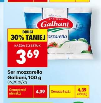 Ser mozzarella Galbani