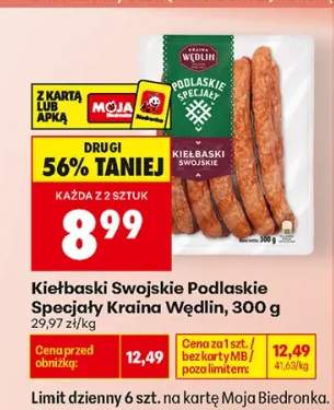 Kiełbaski Swojskie Podlaskie Specjały Kraina Wędlin
