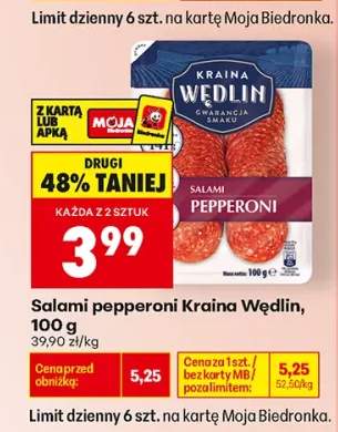 Salami pepperoni Kraina Wędlin