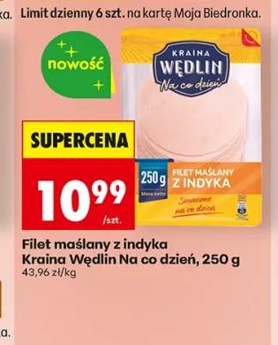 Filet maślany z indyka Kraina Wędlin Na co dzień