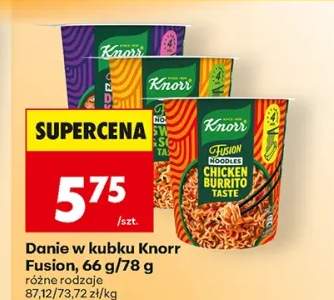 Danie w kubku Knorr Fusion Chicken Burrito Taste +1 wariant