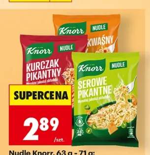 Nudle Knorr kurczak pikantny +3 warianty
