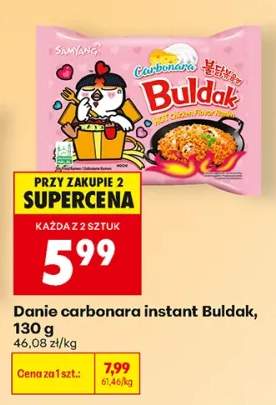 Danie carbonara instant Samyang Buldak