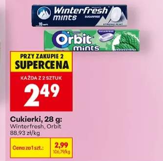 Cukierki Winterfresh +1 wariant