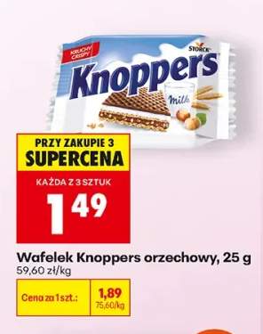 Wafelek Knoppers orzechowy
