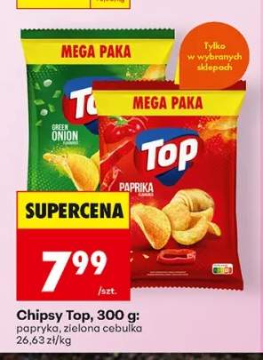 Chipsy Top papryka +1 wariant