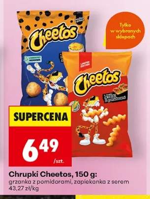 Chrupki Cheetos grzanka z pomidorami +1 wariant
