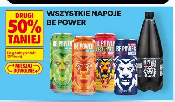 Napoje Be Power +5 wariantów