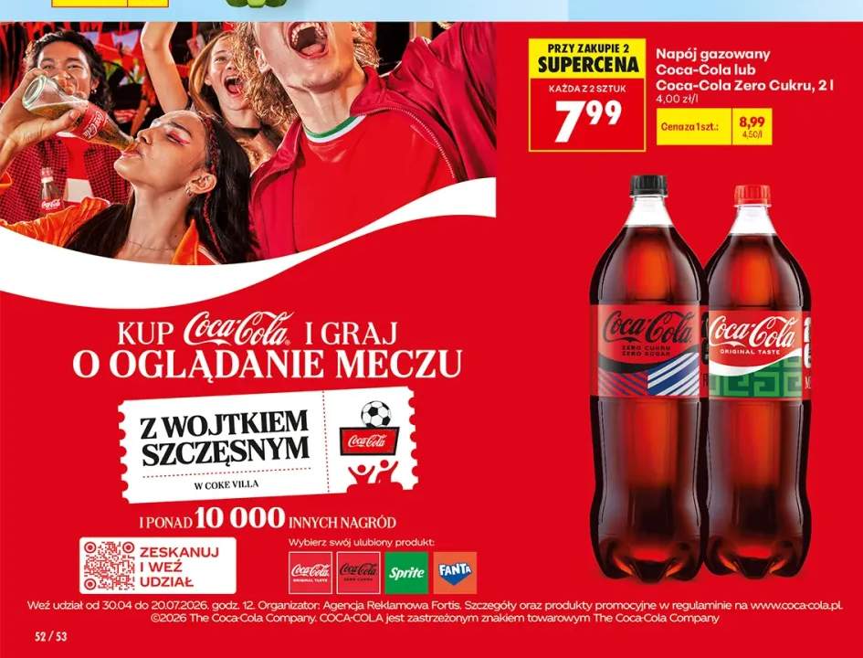 Napój gazowany Coca-Cola Original Taste +1 wariant