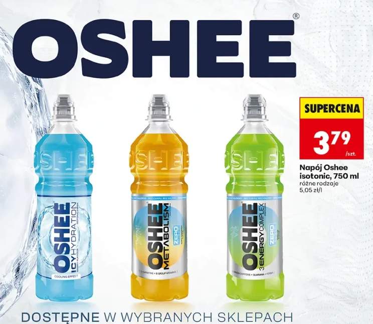 Napój izotoniczny Oshee Icy Hydration +2 warianty