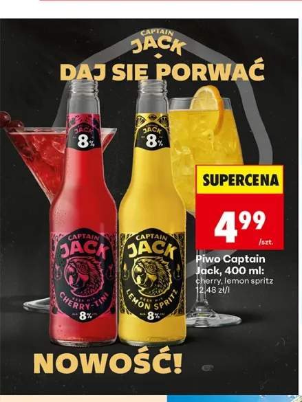 Piwo Captain Jack Cherry-Tini +1 wariant
