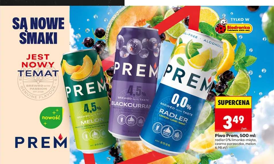 Piwo Prem Melon +2 warianty