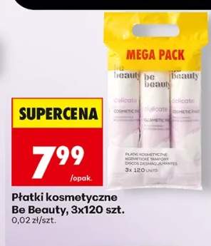 Płatki kosmetyczne Be Beauty 3-pak 120 szt