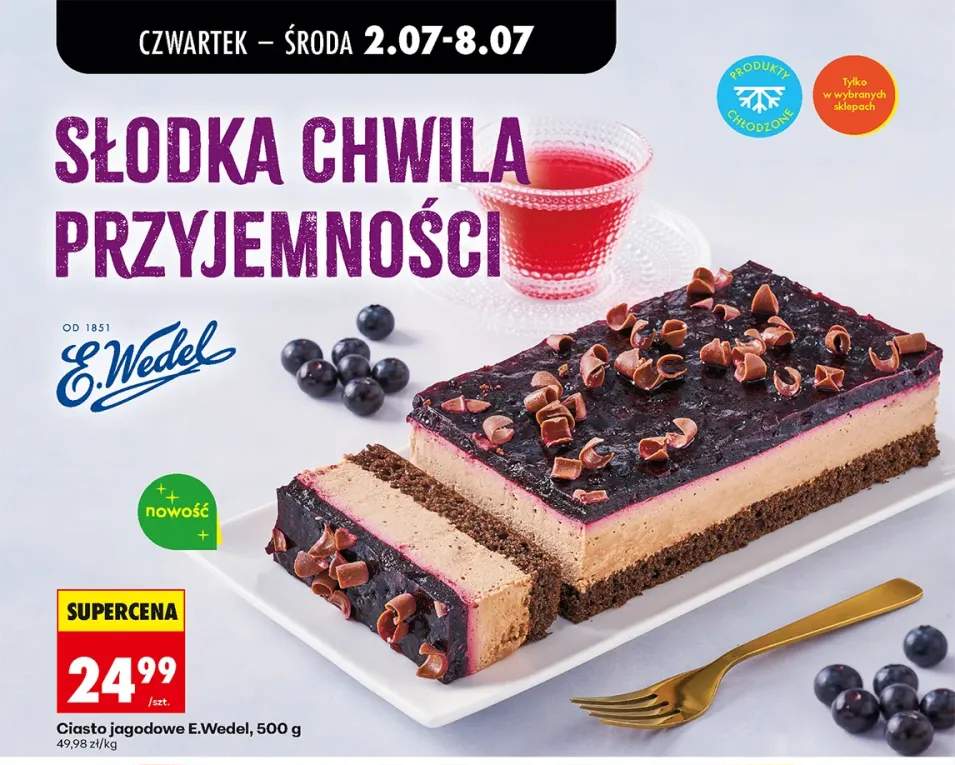 Ciasto jagodowe E.Wedel