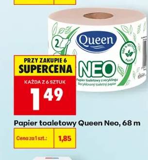 Papier toaletowy Queen Neo 68 m