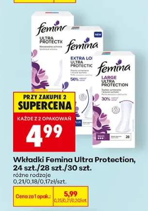 Wkładki higieniczne Femina Ultra Protection