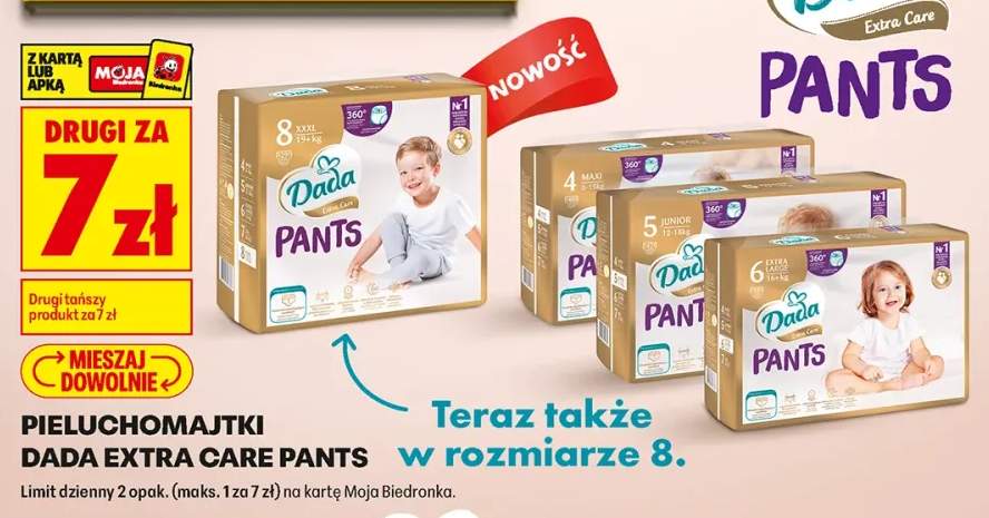 Pieluchomajtki Dada Extra Care Pants