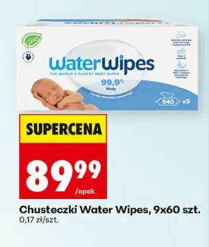 Chusteczki nawilżane WaterWipes 9-pak