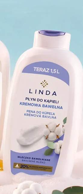 Płyn do kąpieli Linda Kremowa Bawełna