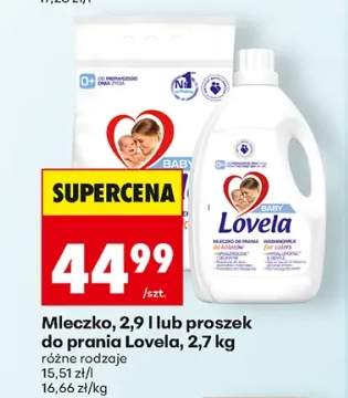 Mleczko do prania Lovela +1 wariant