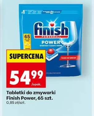Tabletki do zmywarki Finish Power
