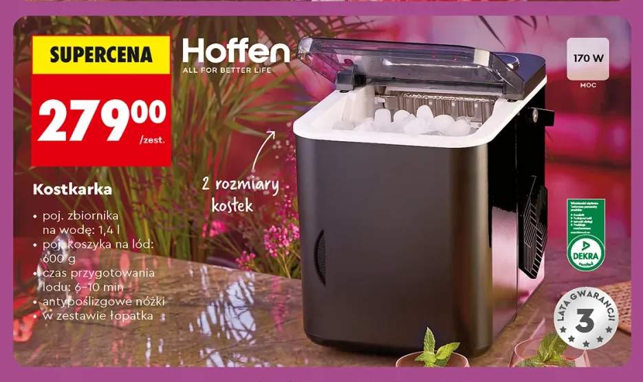 Kostkarka do lodu Hoffen