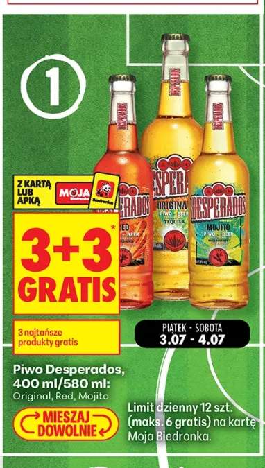 Piwo Desperados Red +2 warianty