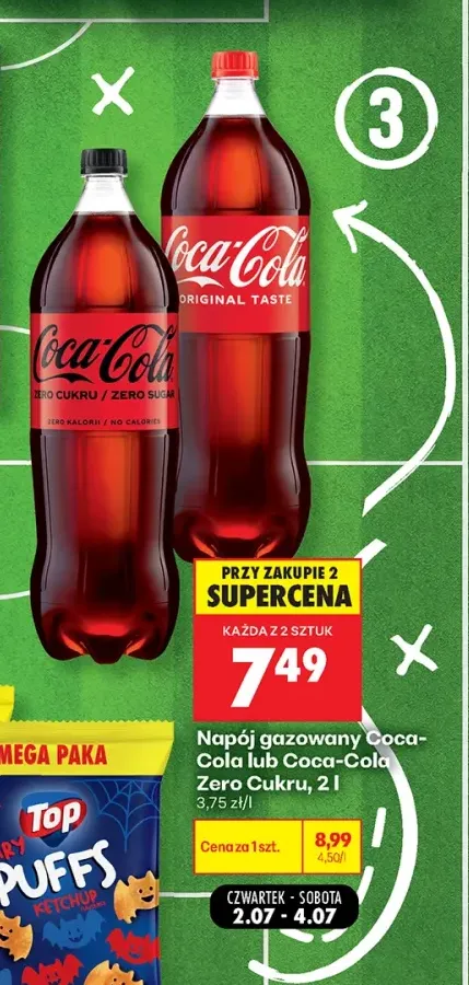 Napój gazowany Coca-Cola Zero Cukru +1 wariant