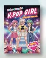 Kolorowanka K-Pop Girl Koncert marzeń