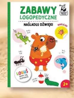Książka Zabawy logopedyczne Naśladuj dźwięki Kapitan Nauka