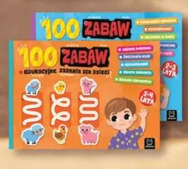Książka 100 zabaw edukacyjne zadania dla dzieci