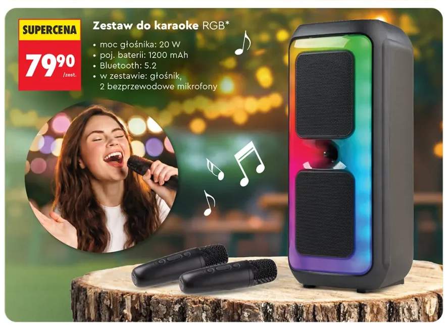 Zestaw do karaoke RGB