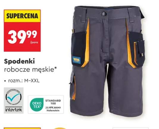 Spodenki robocze męskie