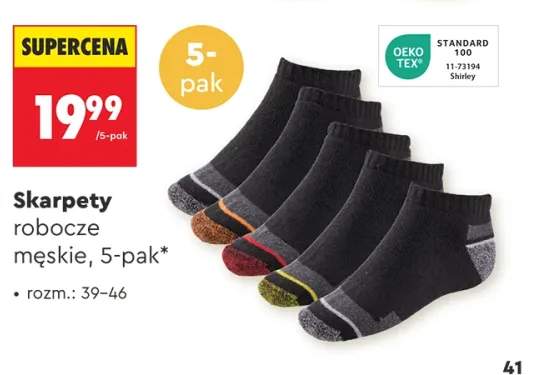 Skarpety robocze męskie 5-pak